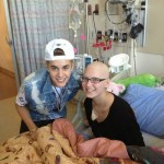 Justin Bieber Visits Cancer Patient in Hospital- Edmonton Canada