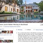 Buckhead protest Justin Bieber